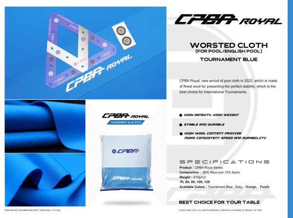 CPBA Table Cloth-ROYAL