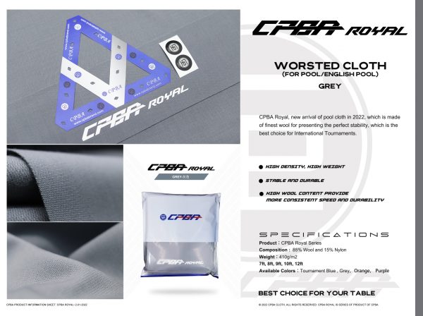 CPBA Table Cloth-ROYAL - 图片 2
