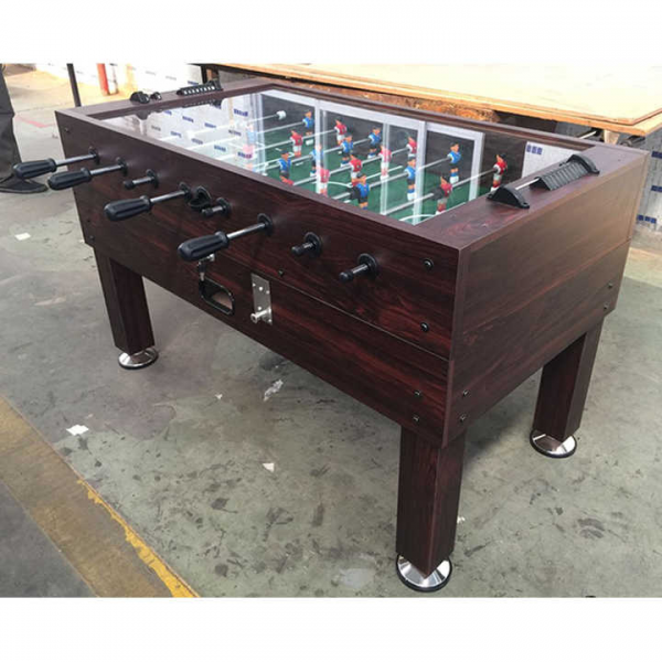 Commercial Coin-Op Foosball Table with Tempered Glass Top - Arcade/Bar Standard Size 56 "Tournament Grade" - 图片 2